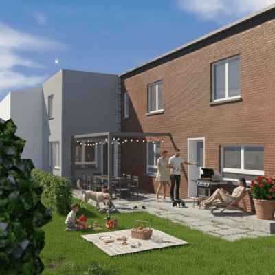 Extension à l&rsquo;arrière d&rsquo;une habitation – Wandre –