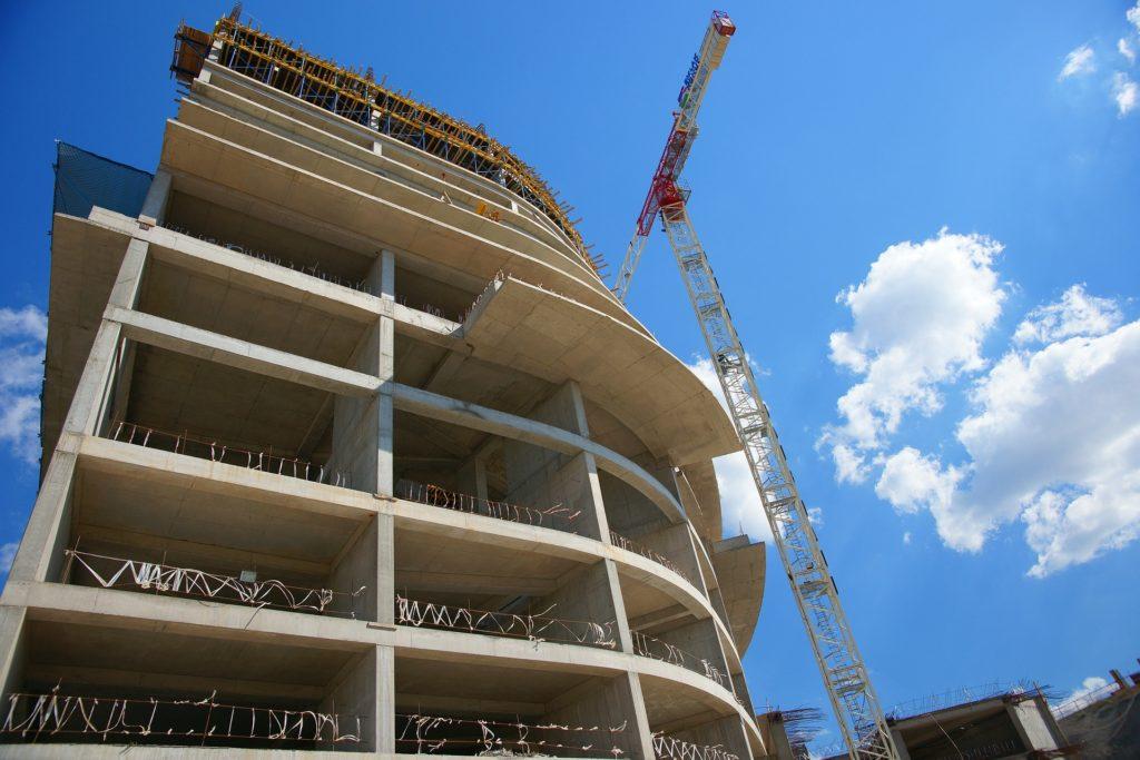 construction en béton, building,