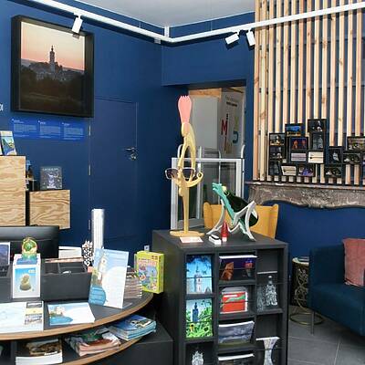 Scénographie de la maison des patrimoines de l&rsquo;UNESCO -Mons –