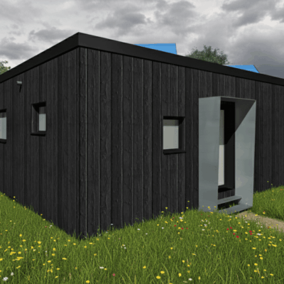 Construction d&rsquo;un habitat léger et d&rsquo;un atelier autonomes – Tubize –